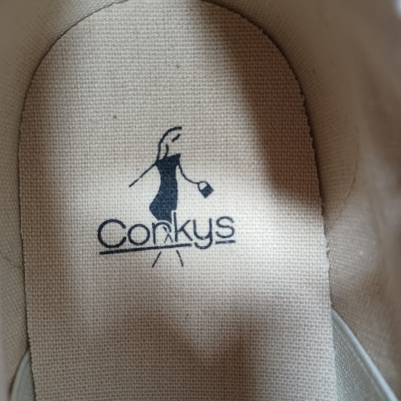 Corky's Cheetah Leopard Print Chuck Taylor Style Boutique Sneaker Shoes Size 10 - Picture 10 of 11